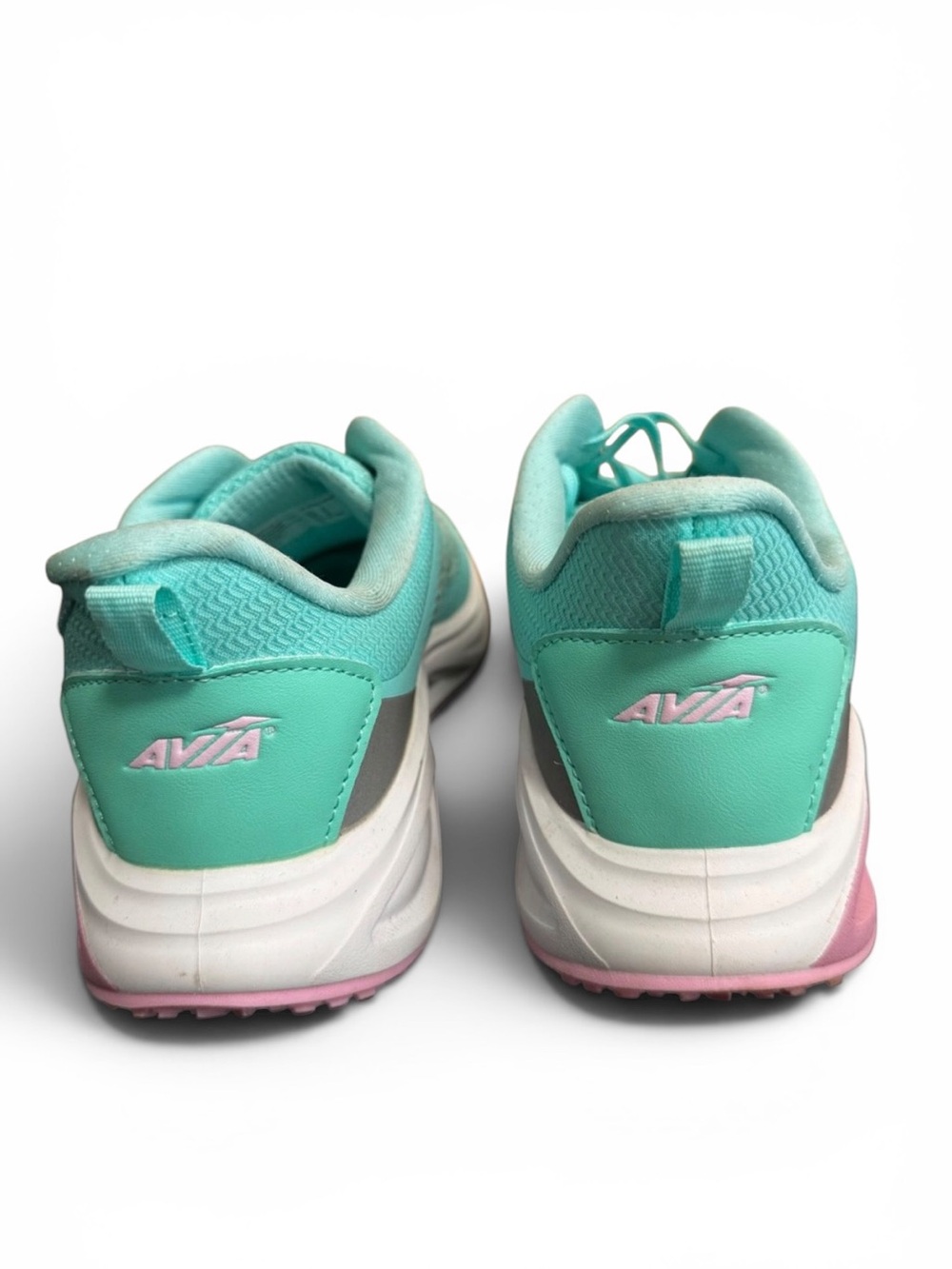 Avia Womens Running Walking Shoes Teal Pink Athletic Sneakers Size 10 - Picture 3 of 6